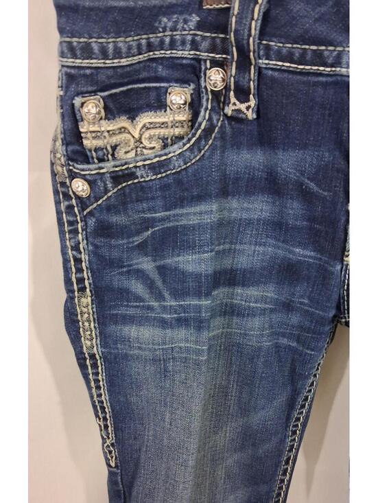 Rock Revival Denim - ROCK Revival Women's SKINNY Kayla Blue Jeans Light Wash Size 28 Inseam 29"